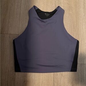 Athleta Lavender and Black Active Top